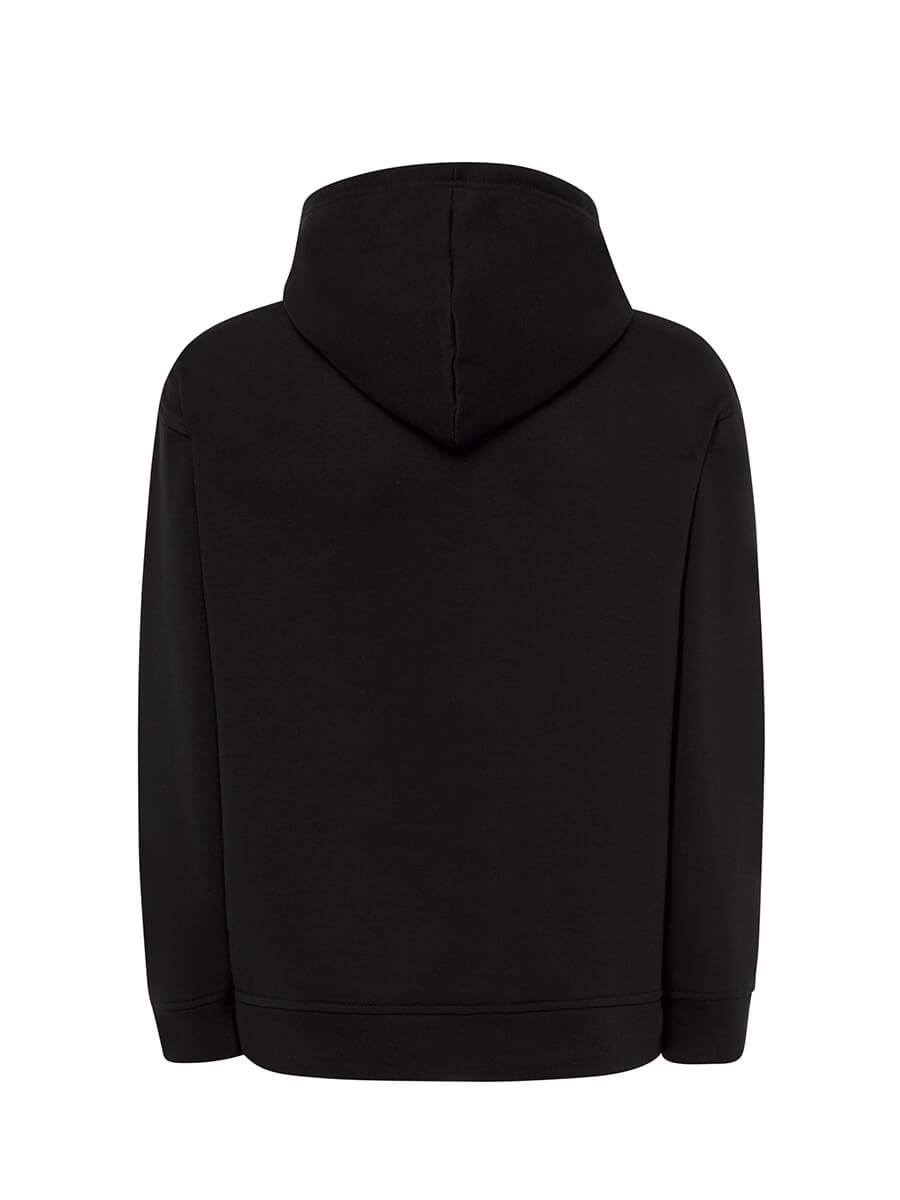 FELPA CON CAPPUCCIO BLACK