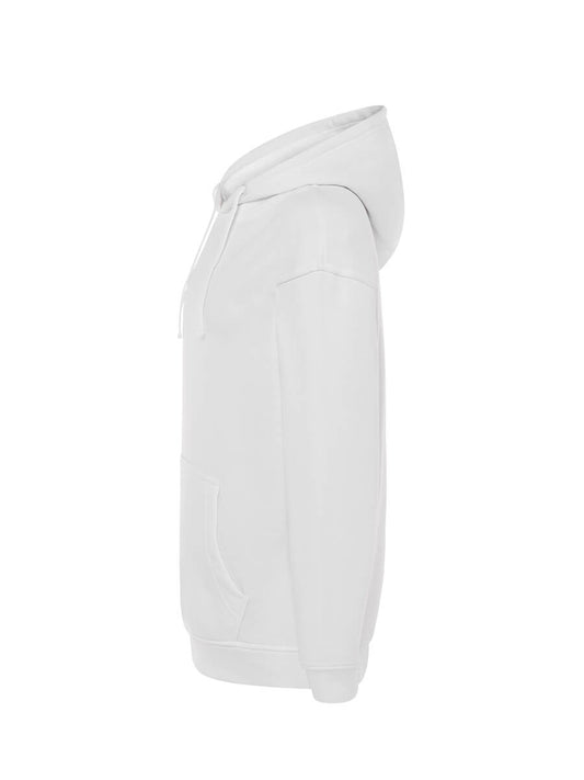 FELPA CON CAPPUCCIO BIANCA