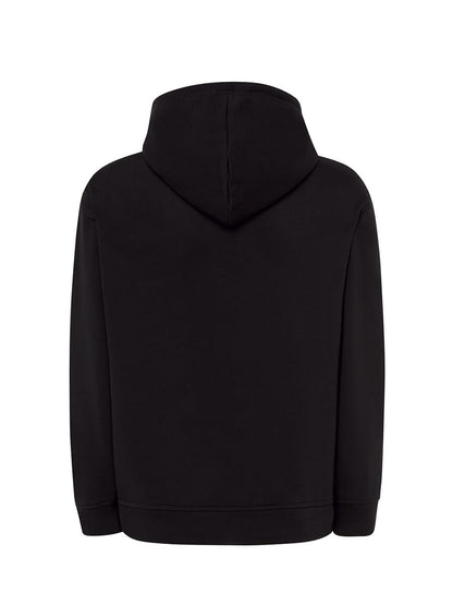 FELPA CON CAPPUCCIO BLACK