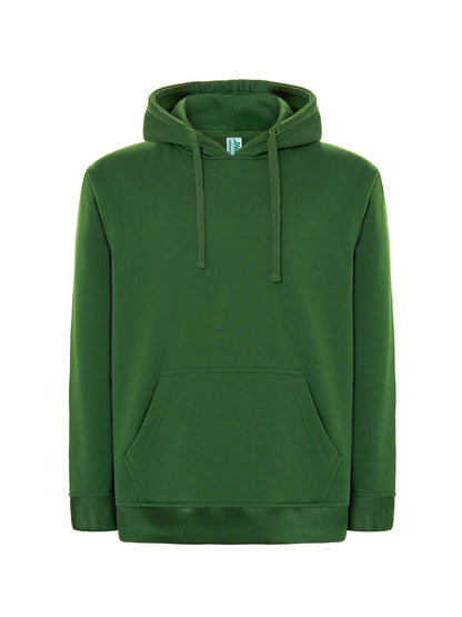 FELPA CON CAPPUCCIO VERDE
