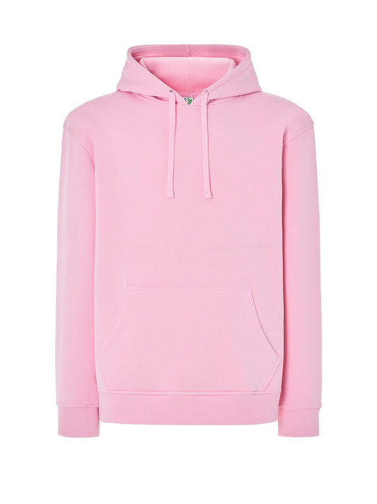 FELPA CON CAPPUCCIO ROSA