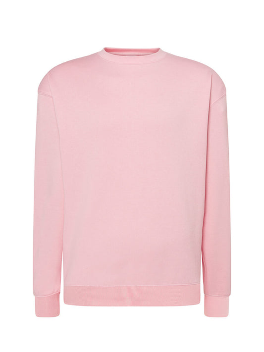 FELPA GIROCOLLO ROSA