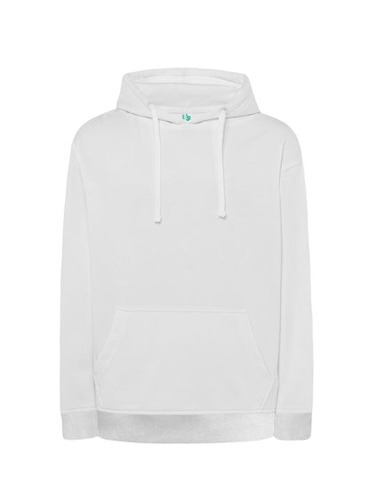 FELPA CON CAPPUCCIO BIANCA