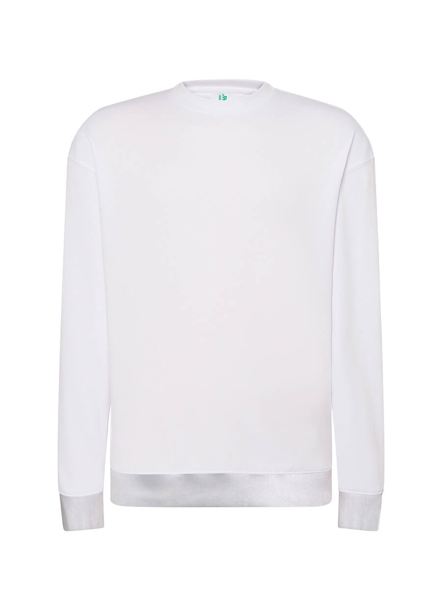 FELPA GIROCOLLO BIANCA