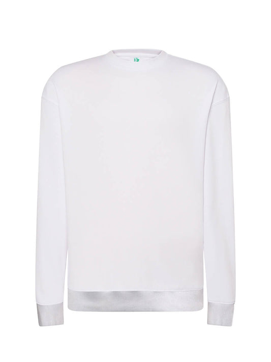 FELPA GIROCOLLO BIANCA