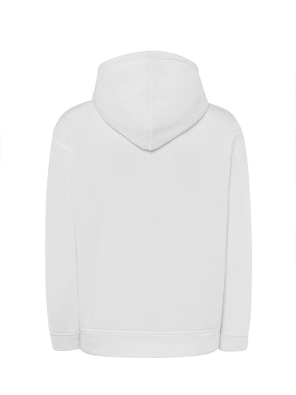 FELPA CON CAPPUCCIO BIANCA