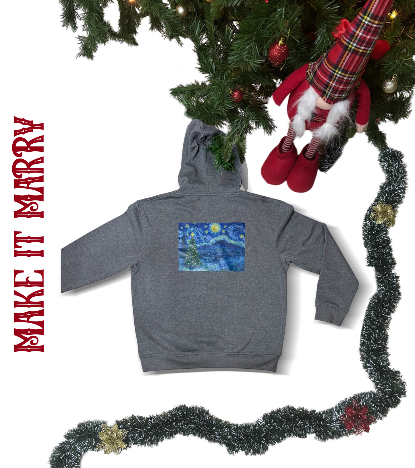 FELPA NOTTE STELLATA NATALIZIA